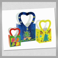 Bag with Handle Heart Various Sizes Christmas