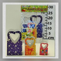 Bag with handle Various sizes Heart T-O
