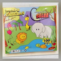 Puzzle Jungle animals 100s